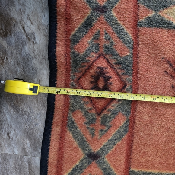 Rustic Animal and Canoe Pattern Blanket - Picture 6 of 6